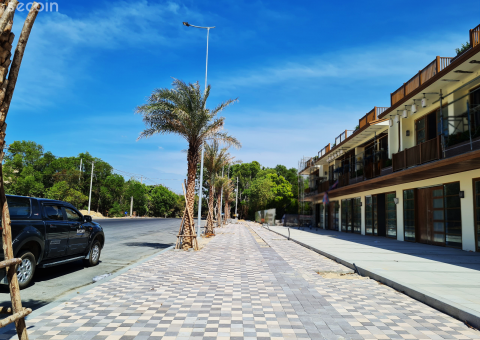 Gạch Sabbiato tự chèn tại Dự án Morito Beach - Vũng Tàu thuộc NovaWorld Hồ Tràm